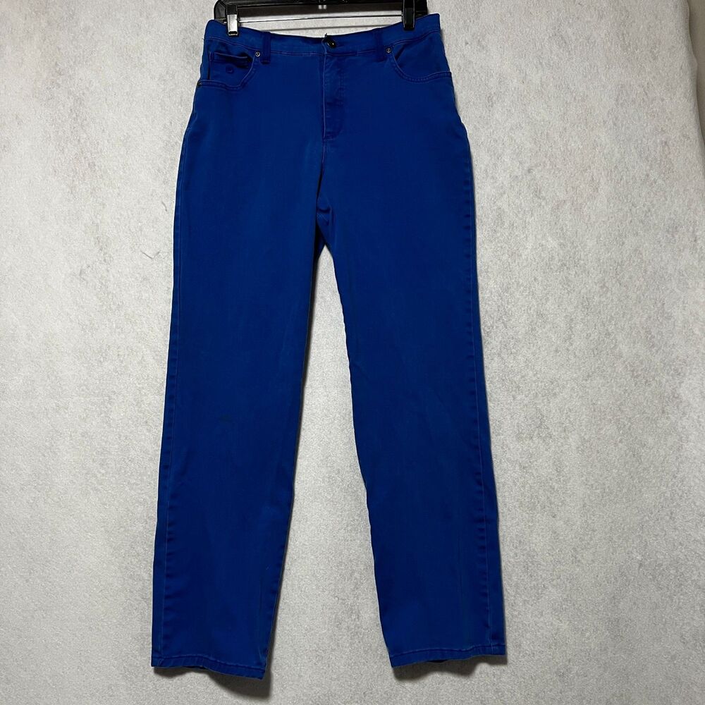 Gloria Vanderbilt Amanda Cobalt Blue Jeans Size 10